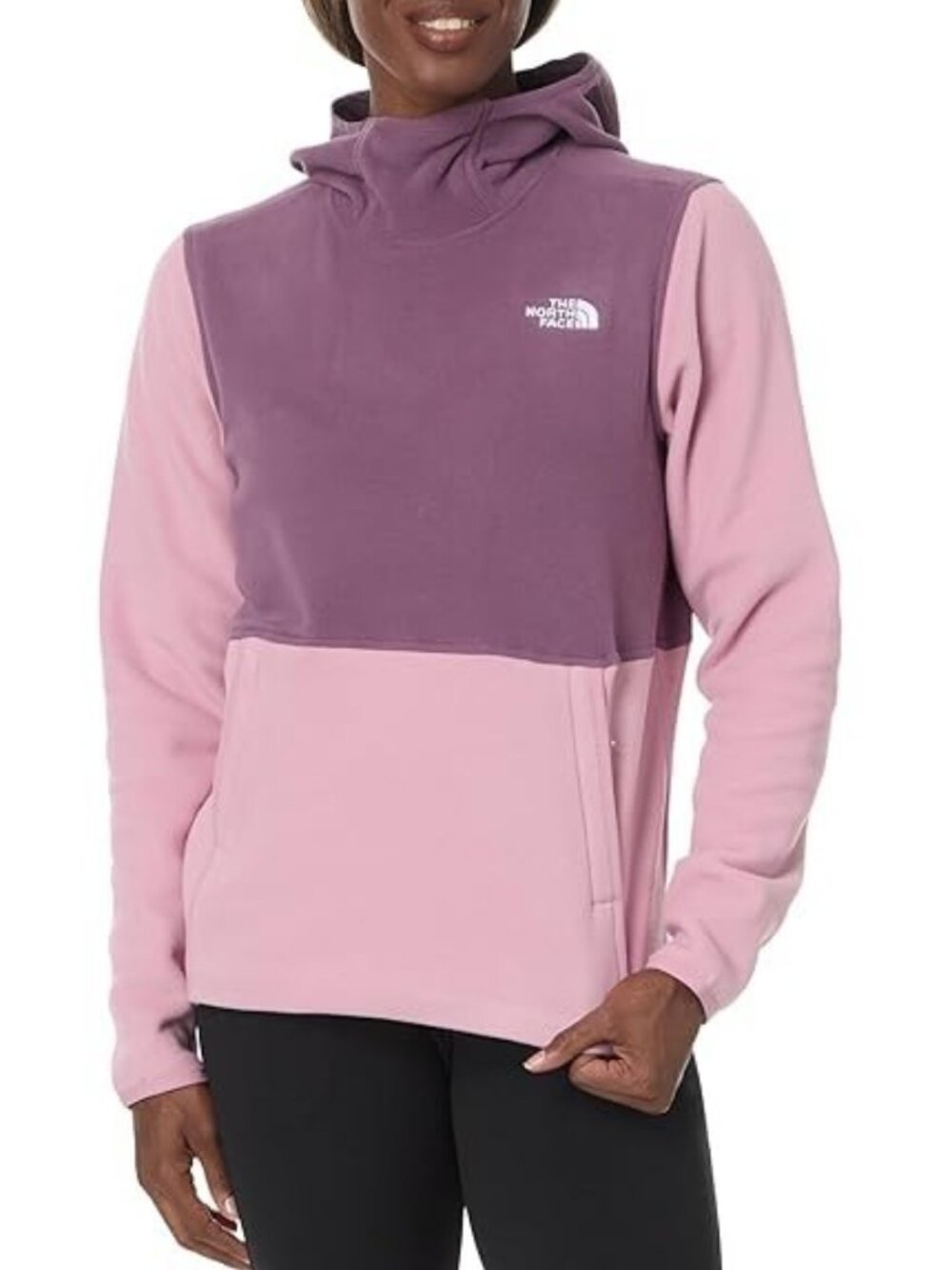 The North Face Women's Glacier Fleece Pullover Hoodie Size M Mauve NWOT